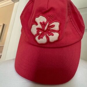 Tommy Bahama hot pink Baseball Cap with White Hibiscus Patch
